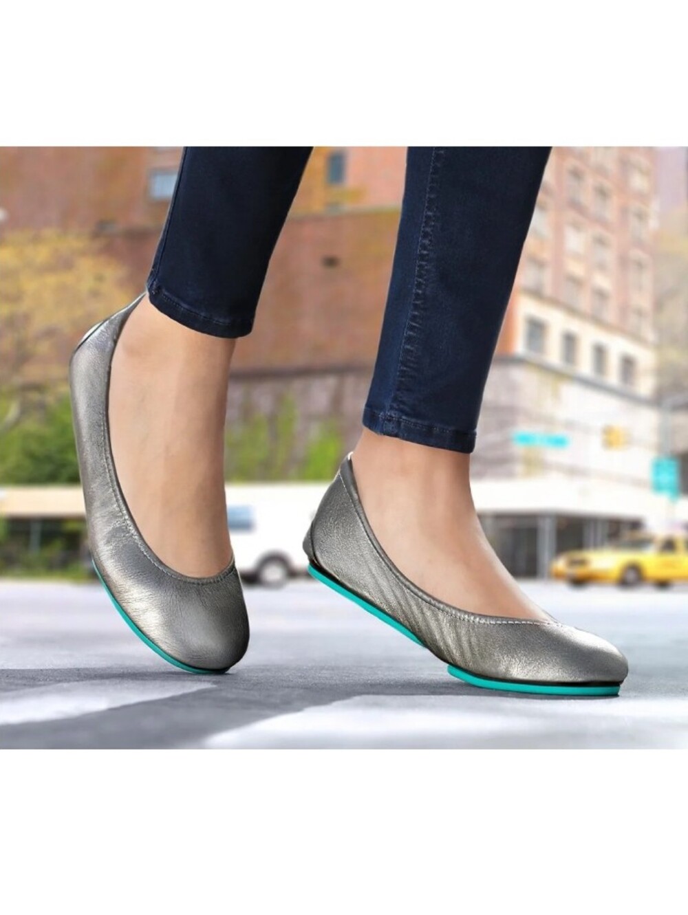 Tieks | Metallic Pewter Ballet Flats